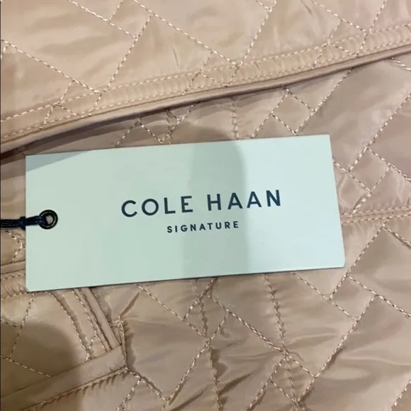 COLE Haan Beautiful signature quilted Gorpcore pink Giftable jacket SZ S