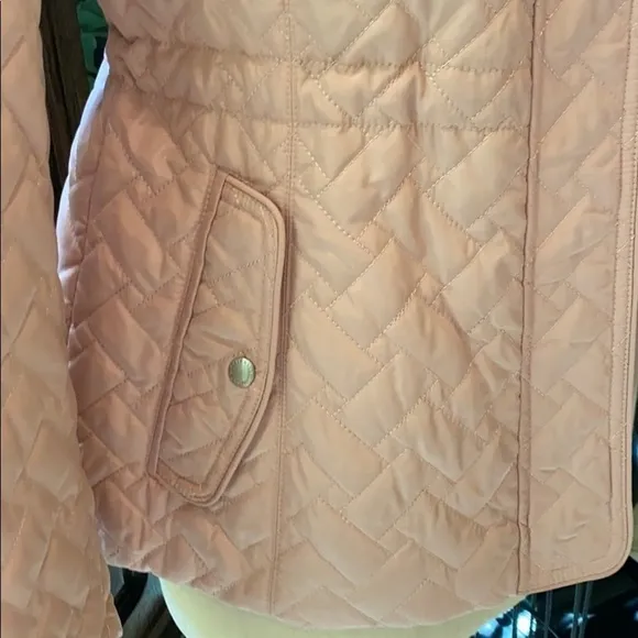 COLE Haan Beautiful signature quilted Gorpcore pink Giftable jacket SZ S