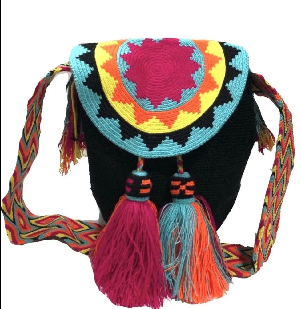 Colorful Crochet  Bags with Cover