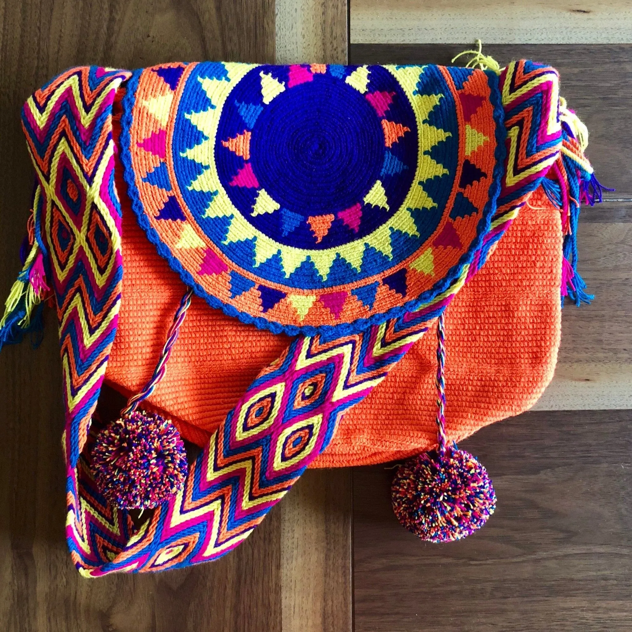 Colorful Crochet  Bags with Cover