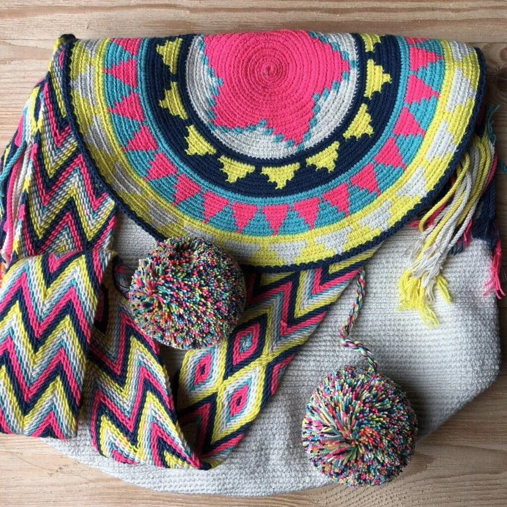 Colorful Crochet  Bags with Cover