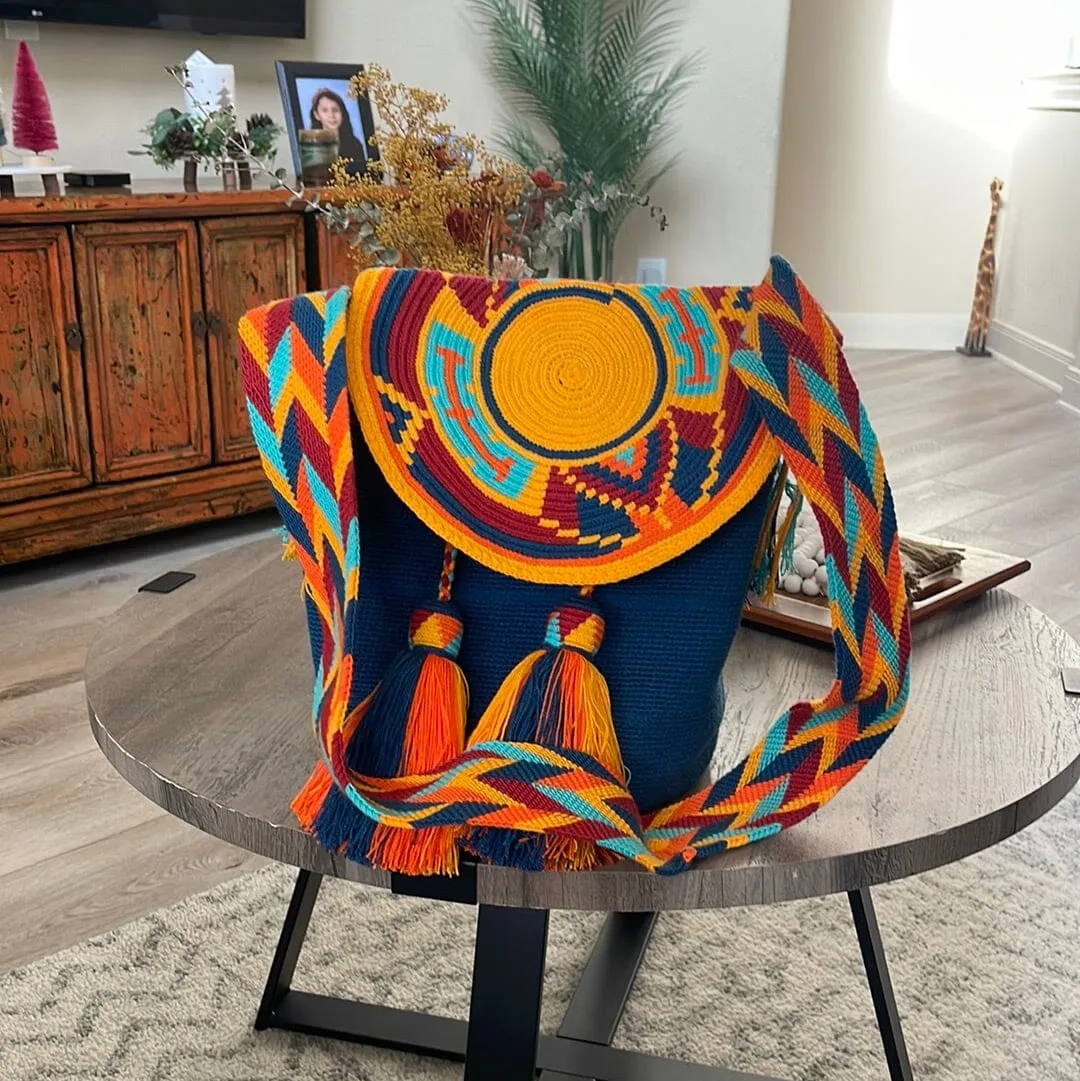 Colorful Crochet  Bags with Cover
