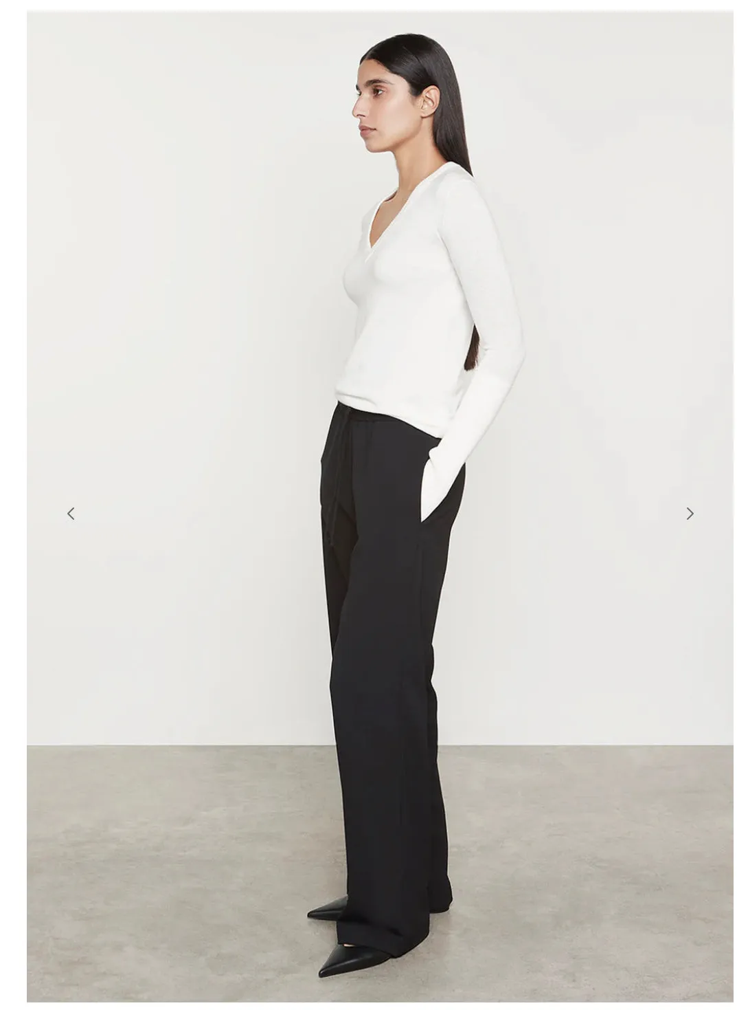 CREPE DRAWSTRING PANT