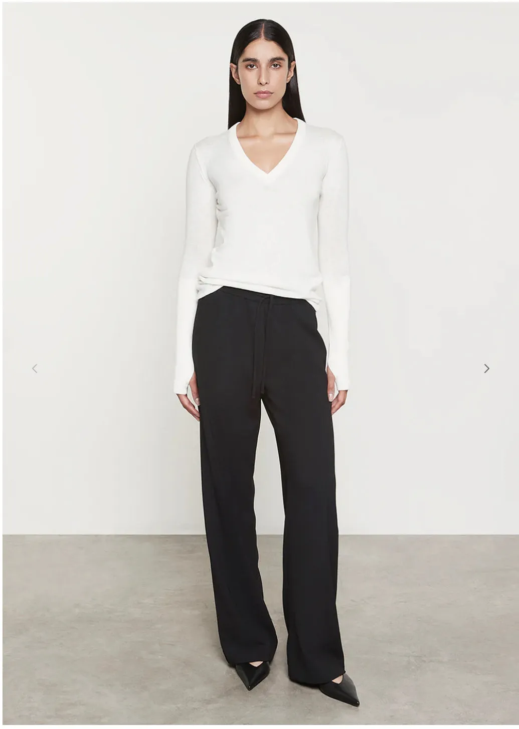 CREPE DRAWSTRING PANT