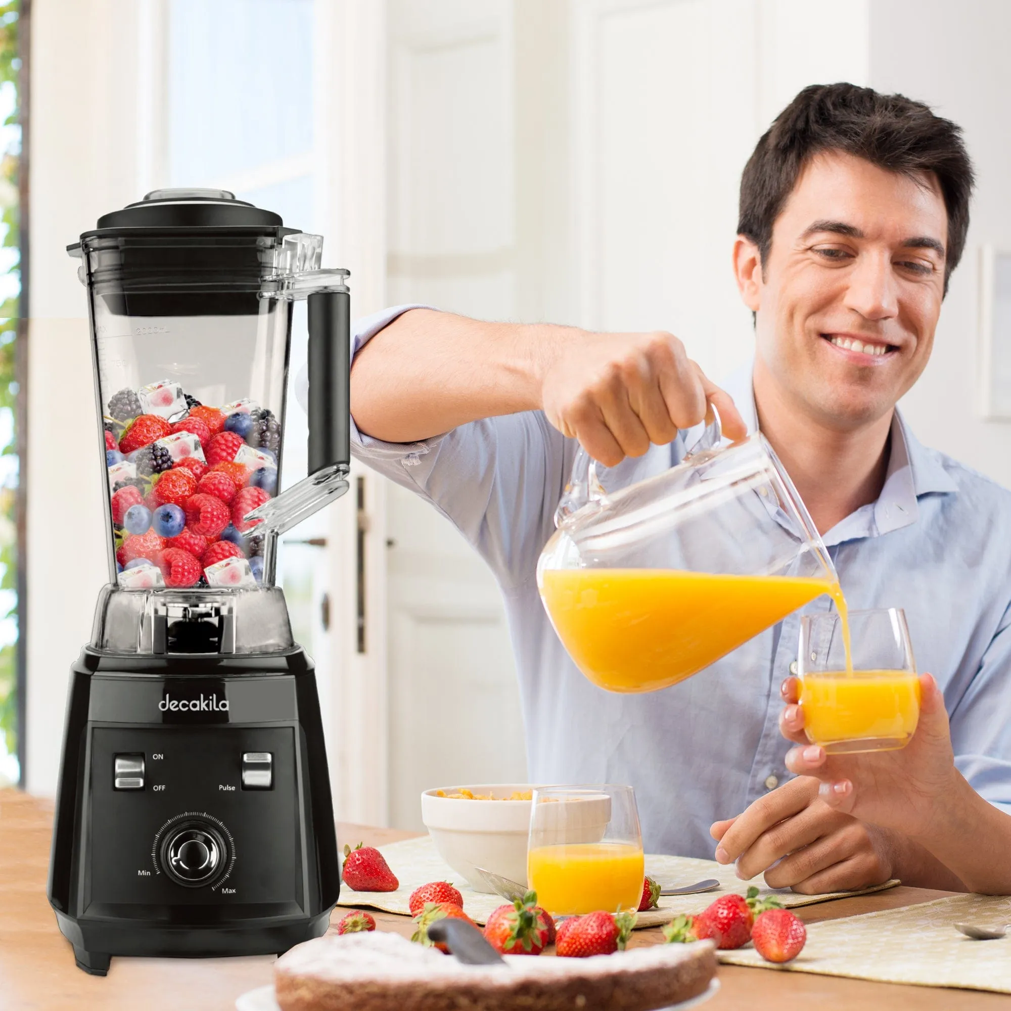 Decakila 2L Power Industrial Blender 1200W - KEJB015B