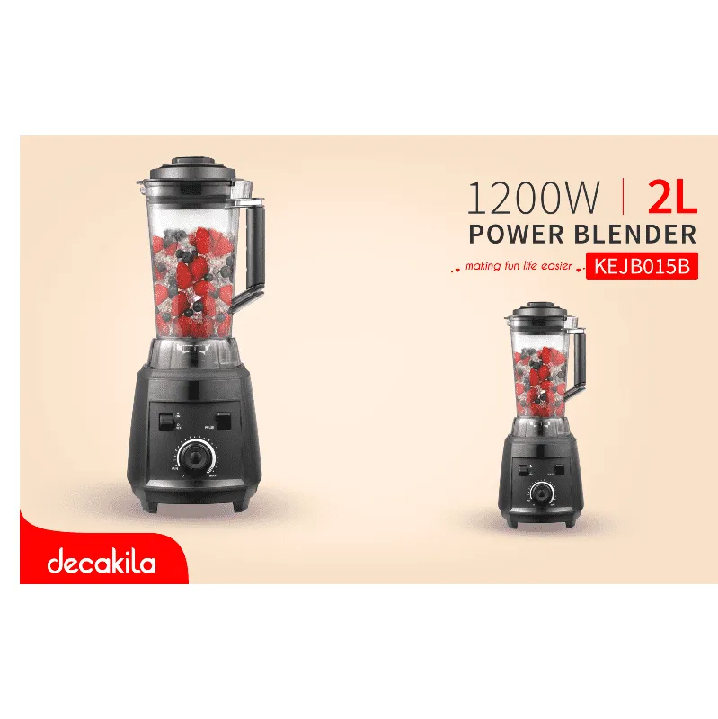 Decakila 2L Power Industrial Blender 1200W - KEJB015B