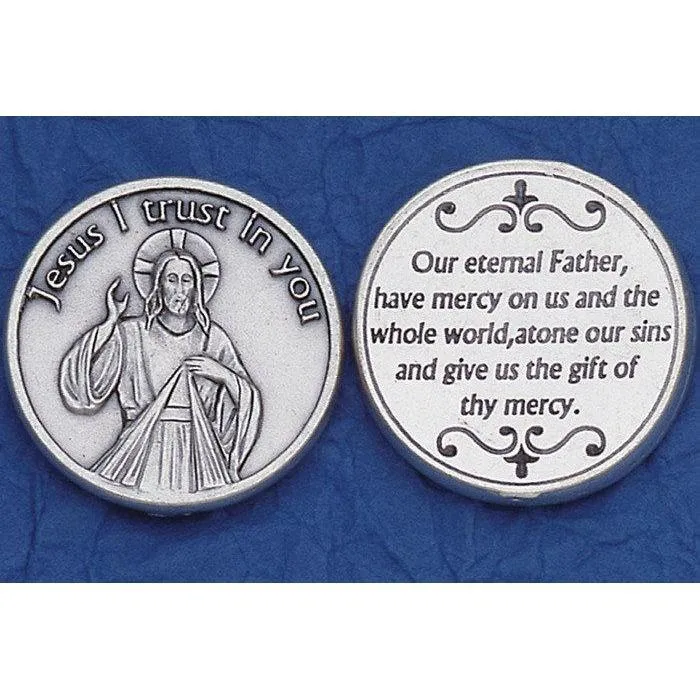 Divine Mercy Italian Pocket Token Coin