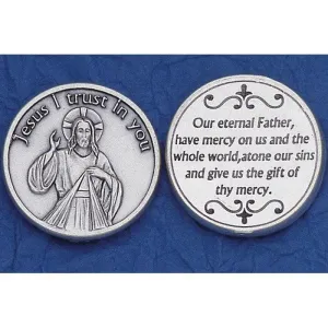 Divine Mercy Italian Pocket Token Coin