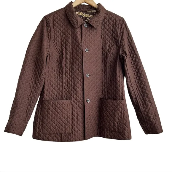Don Caster Reversible Silk Quilted Jacket (14)