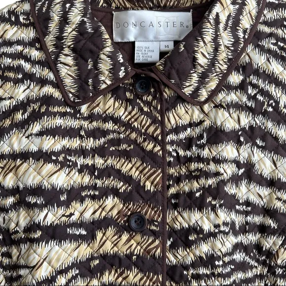 Don Caster Reversible Silk Quilted Jacket (14)
