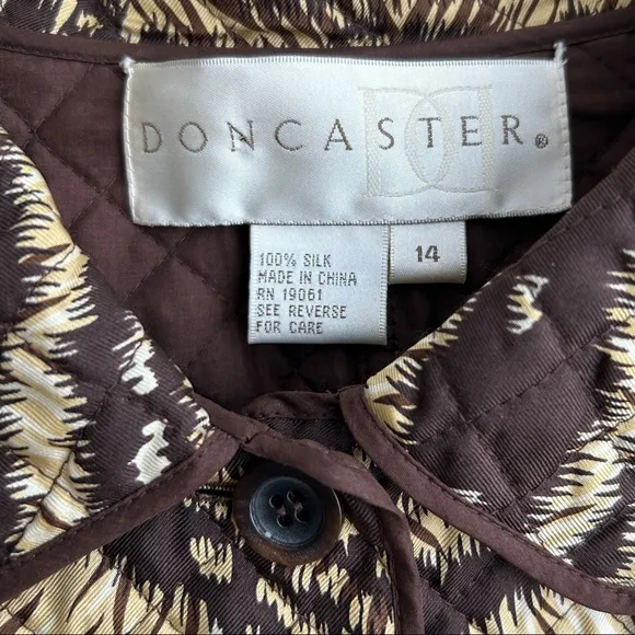 Don Caster Reversible Silk Quilted Jacket (14)