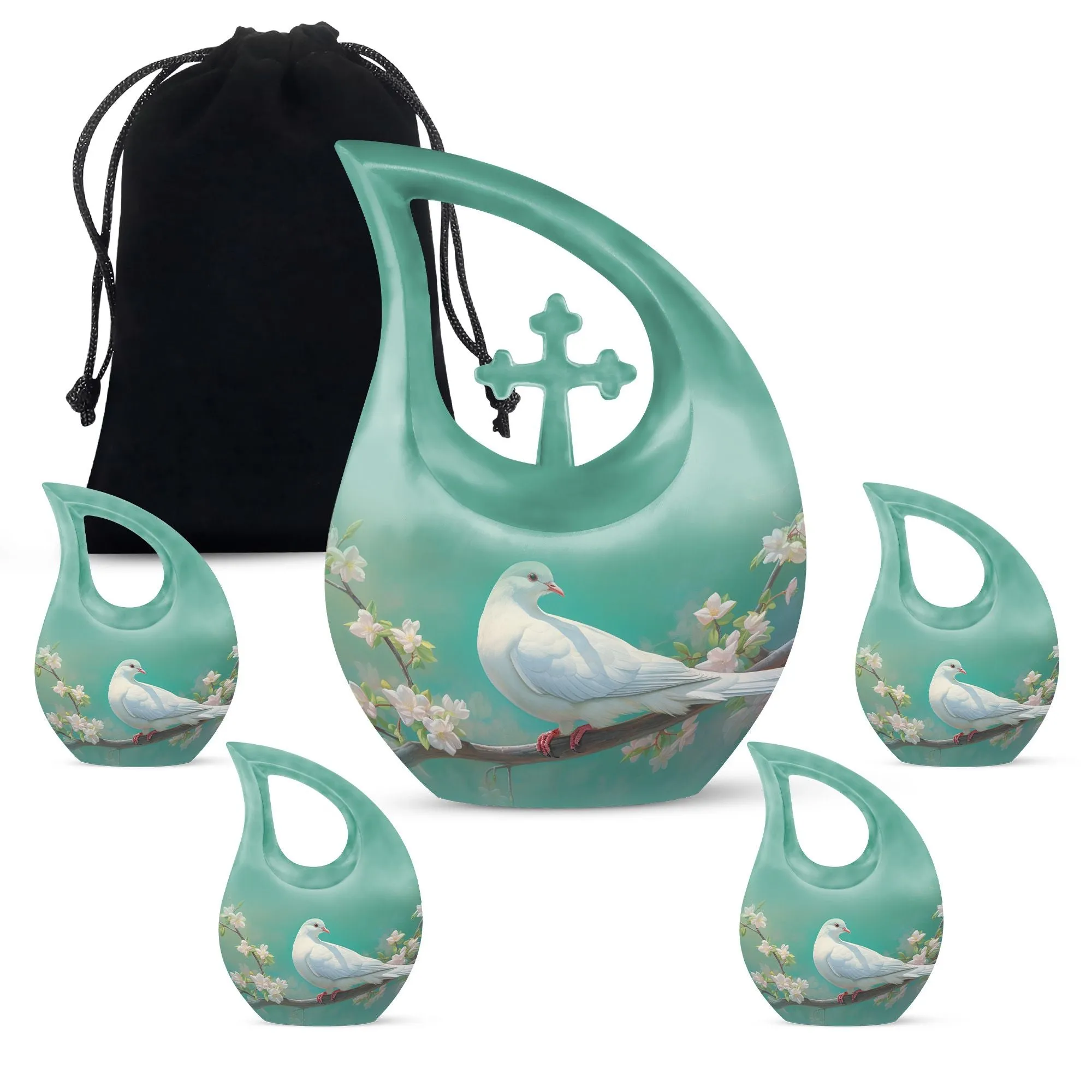 Dove Bird Epitaph Serene Dove Urn for Ashes, Previously Loved