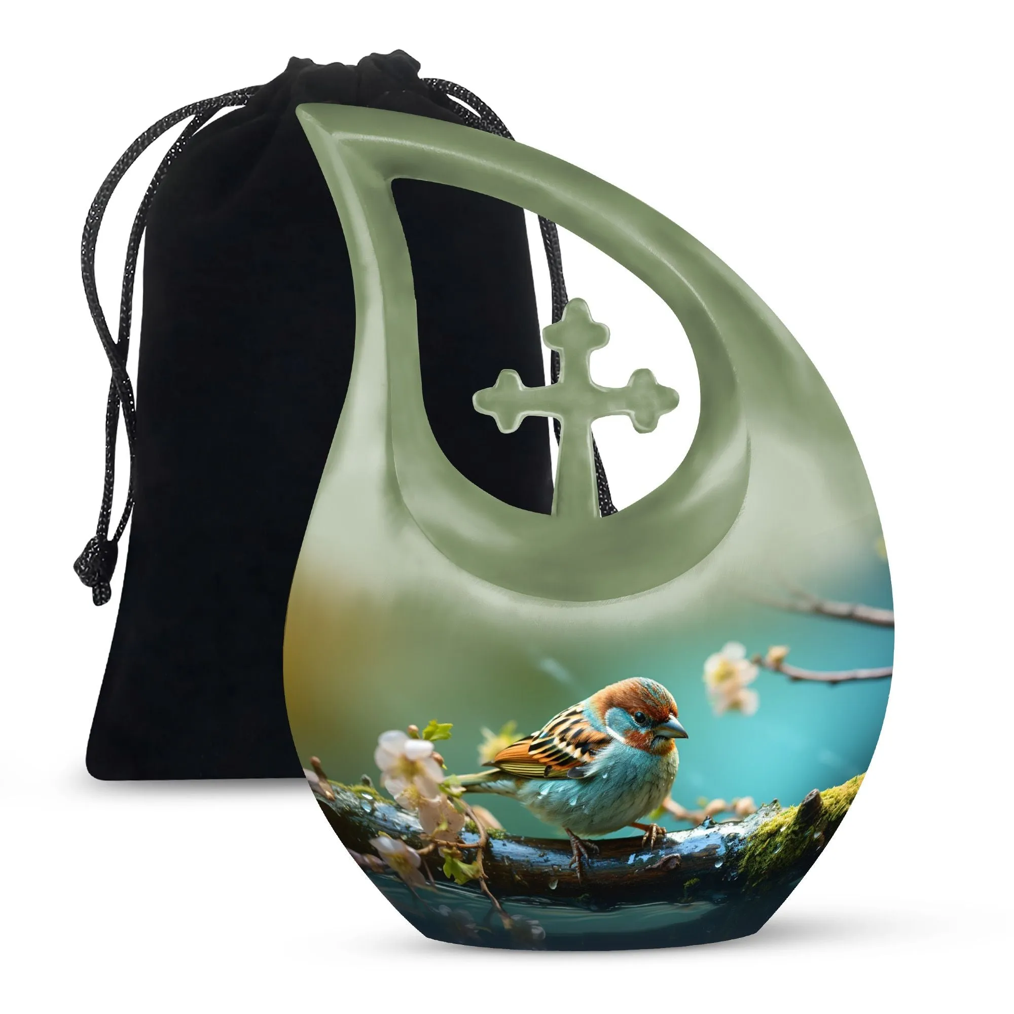 Dove Bird Epitaph Serene Dove Urn for Ashes, Previously Loved