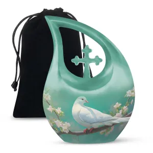 Dove Bird Epitaph Serene Dove Urn for Ashes, Previously Loved