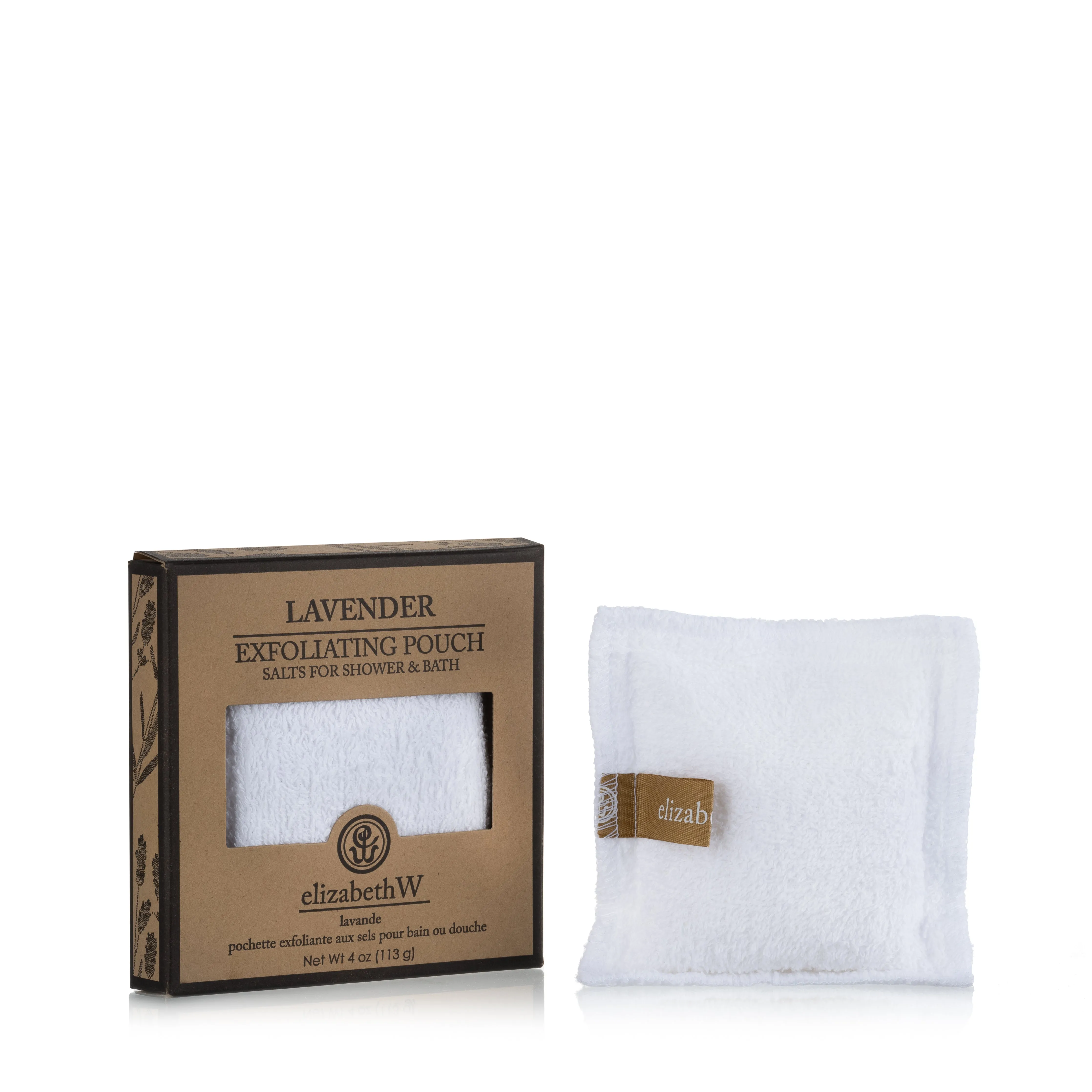 ElizabethW Lavender Exfoliating Pouch