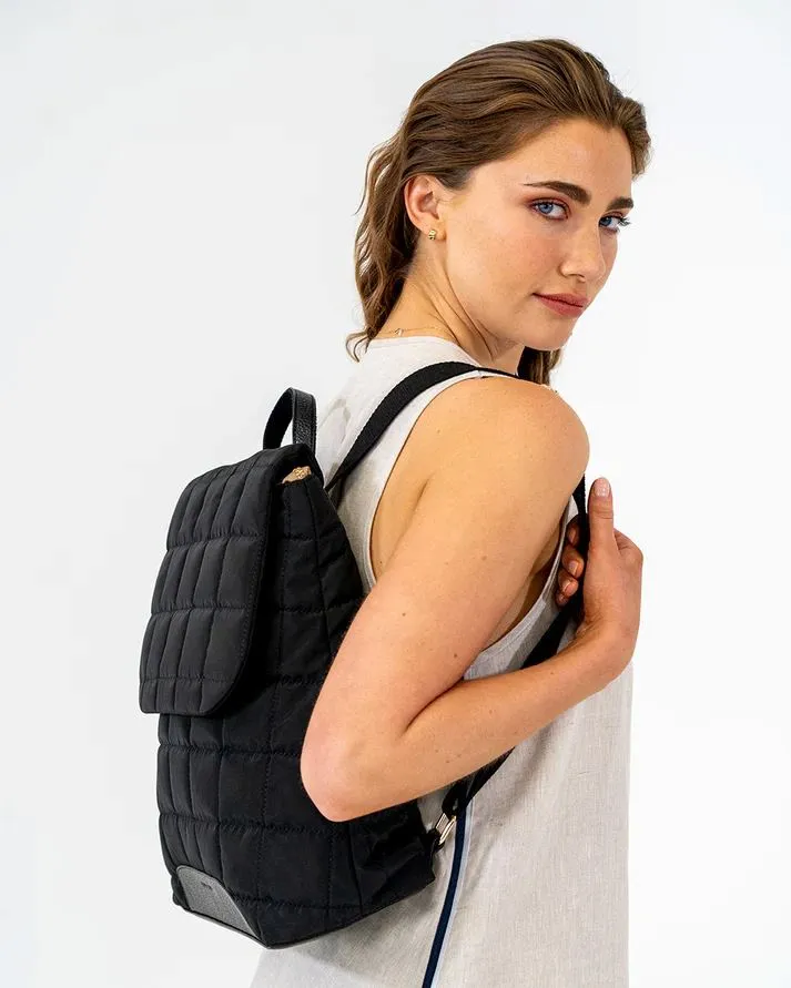 ELMS   KING Cambridge Backpack - Black / Oyster