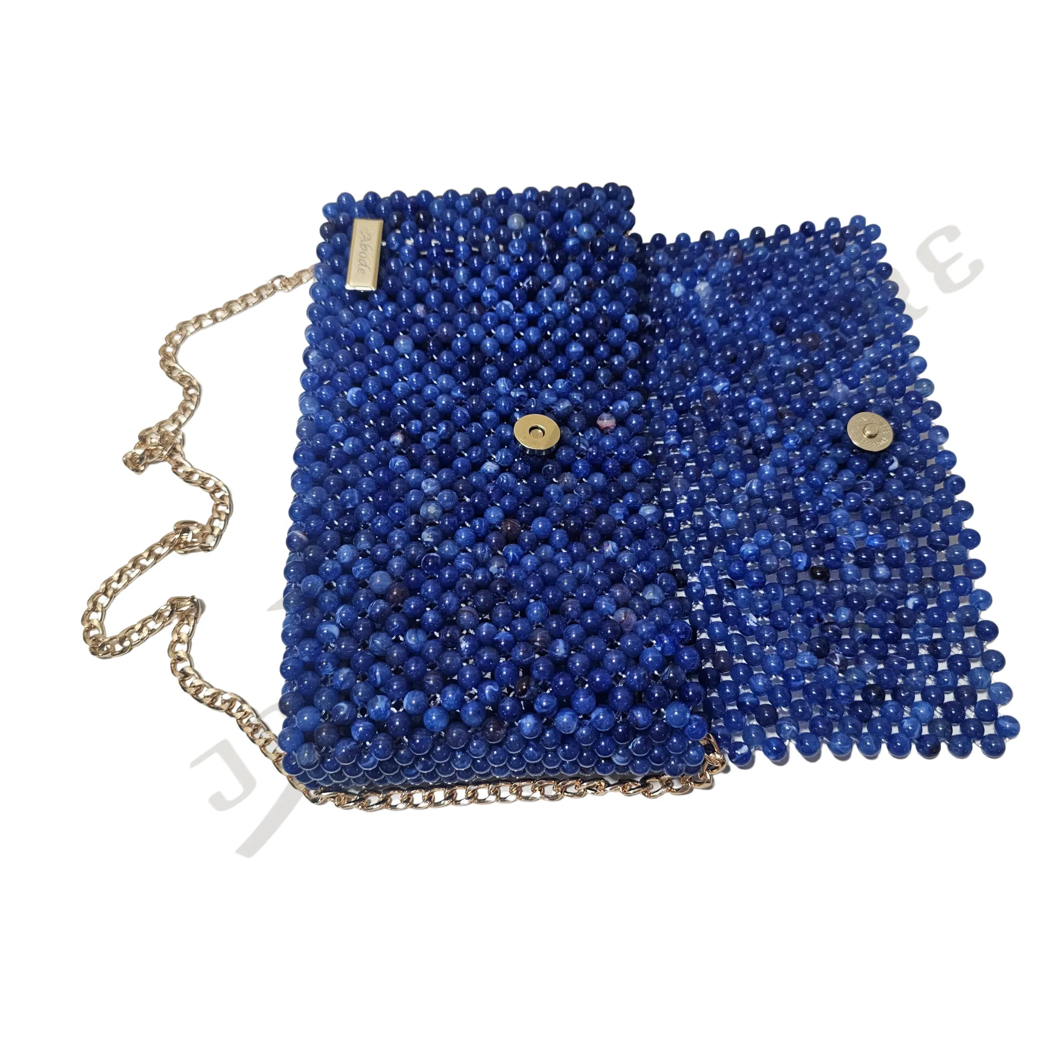 Emily Beaded Clutch Bag (Royal Blue) - 01