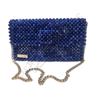 Emily Beaded Clutch Bag (Royal Blue) - 01