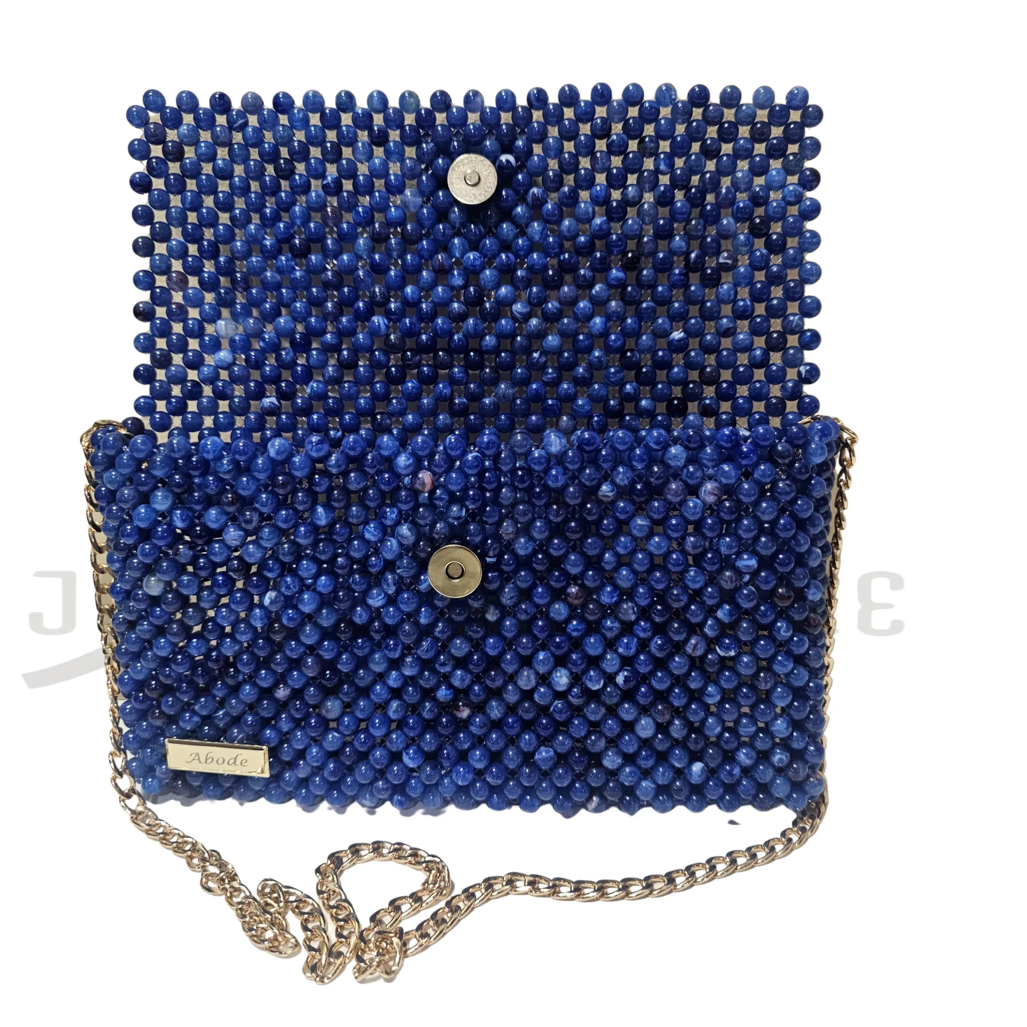 Emily Beaded Clutch Bag (Royal Blue) - 01