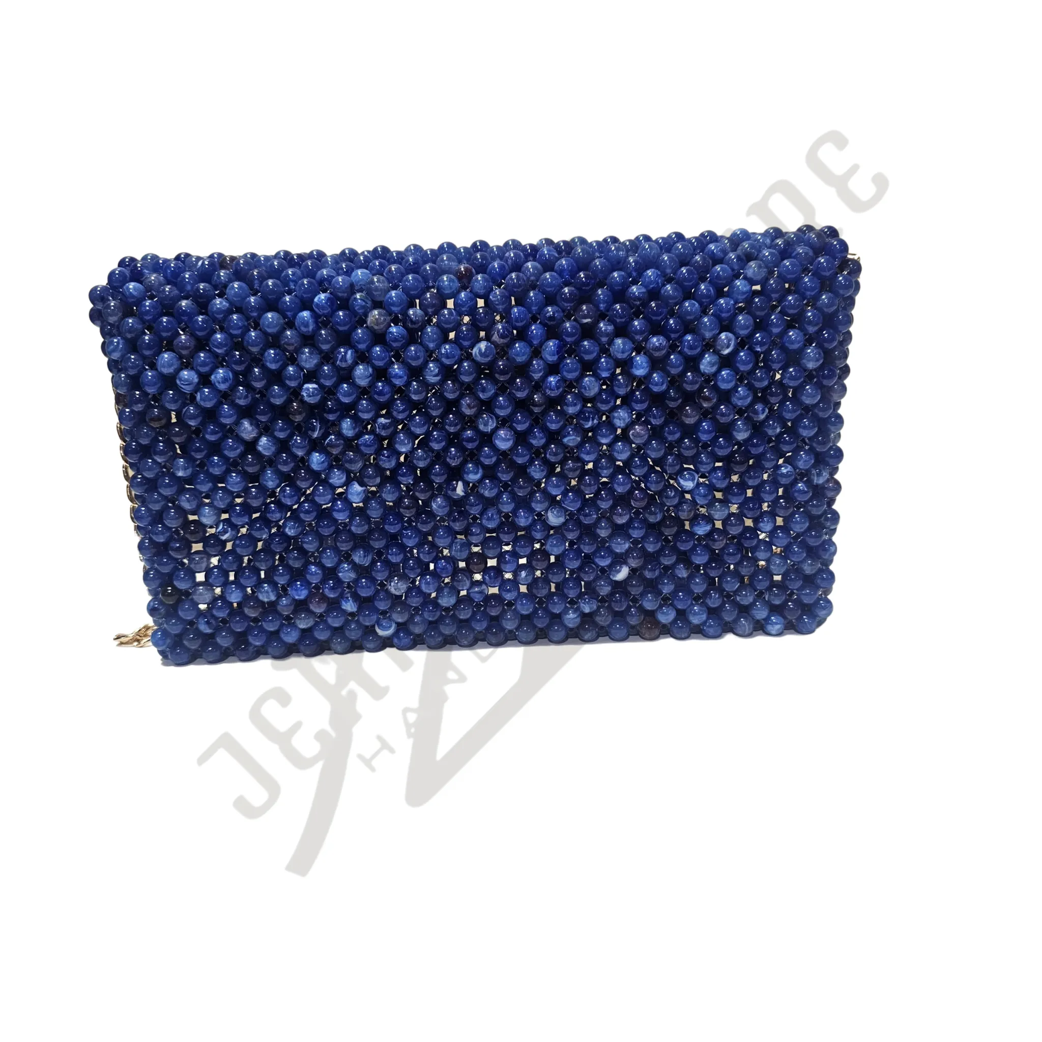 Emily Beaded Clutch Bag (Royal Blue) - 01