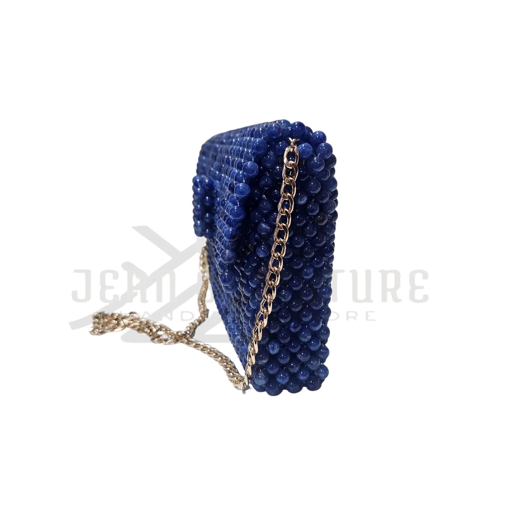 Emily Beaded Clutch Bag (Royal Blue) - 01