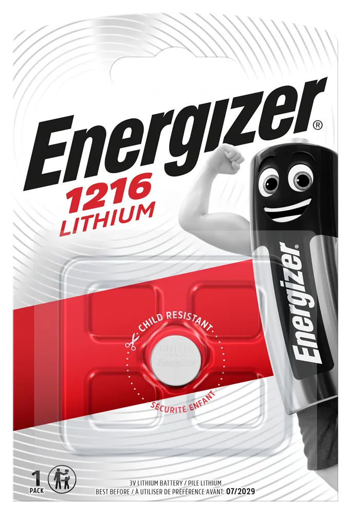 Energizer CR1216 Lithium Coin Cell