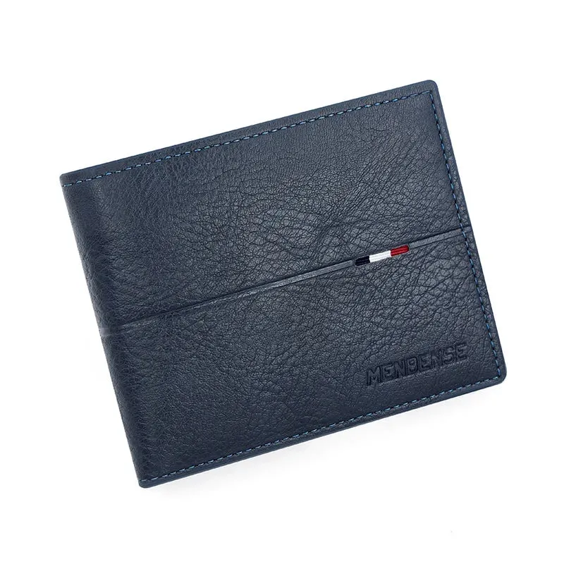 Engraved Slim PU Leather Wallet