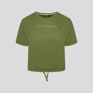 Everyday Drawstring Tee - Military Green