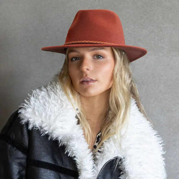 Evoke Beltana Fedora Hat - 4 Colours