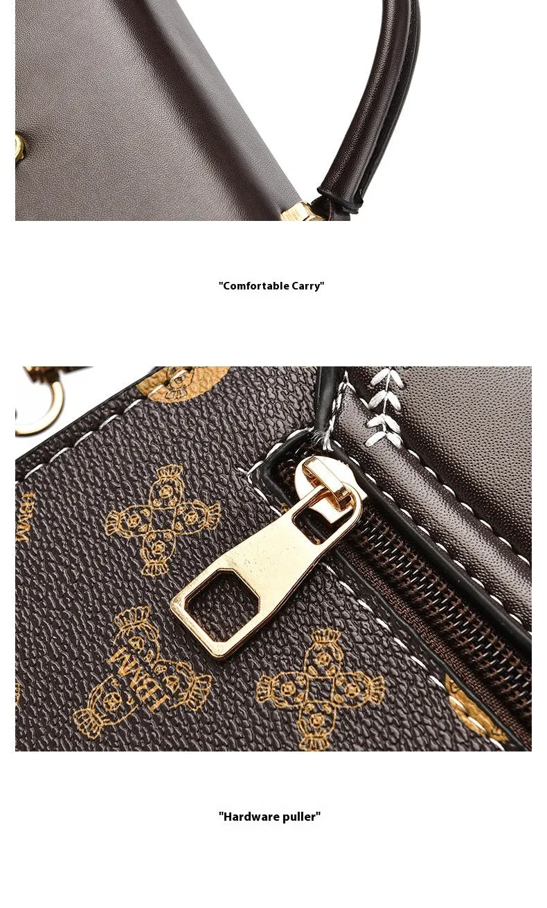 Fashion Printed Women's Portable Shoulder Small Square Bag For Women