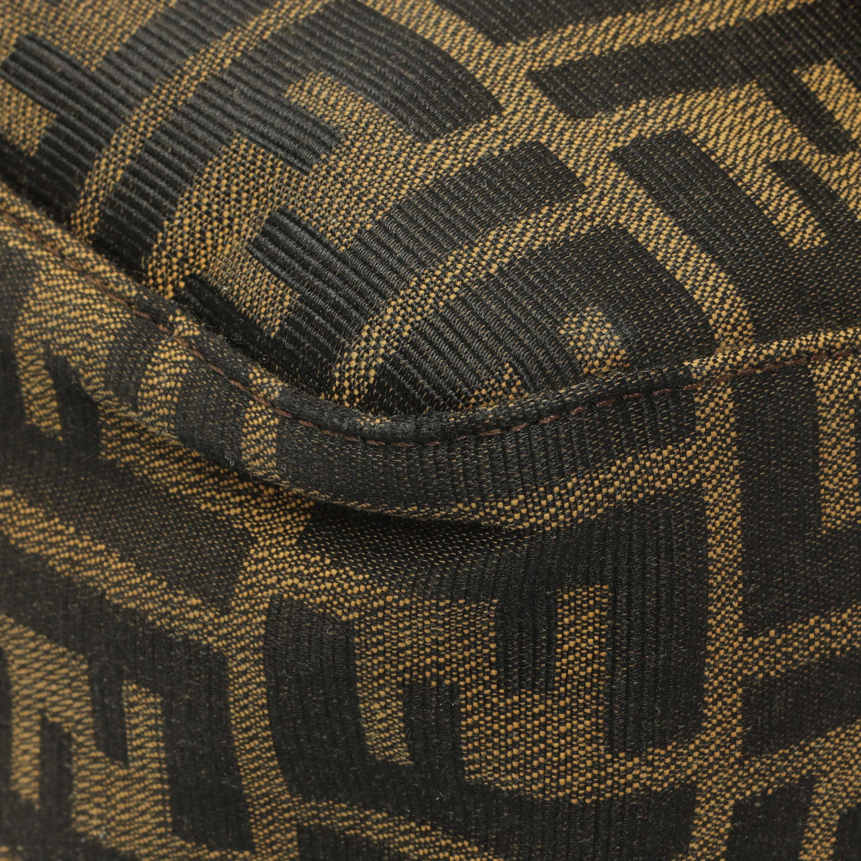 Fendi Zucca Mama Baguette Zip Shoulder Bag