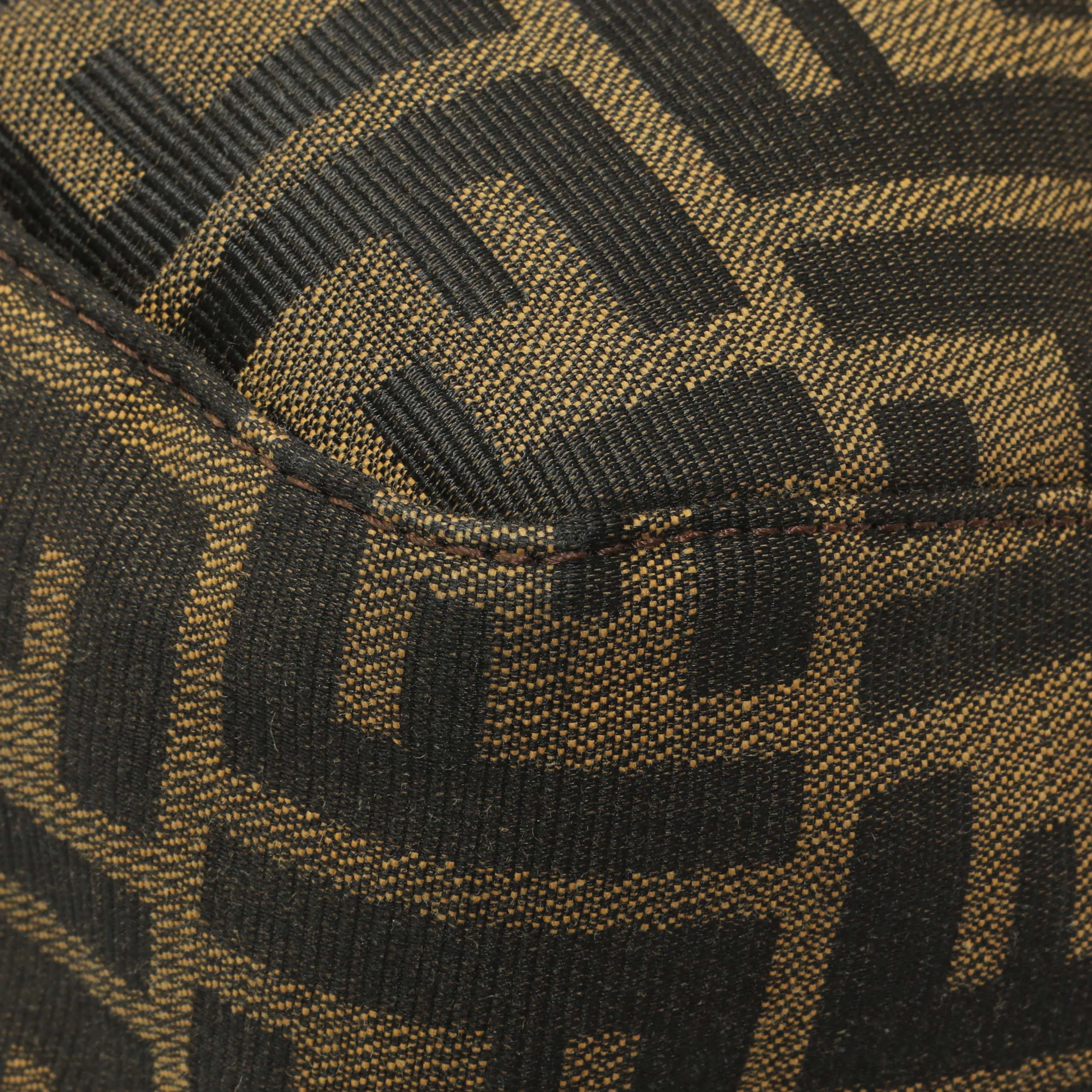 Fendi Zucca Mama Baguette Zip Shoulder Bag