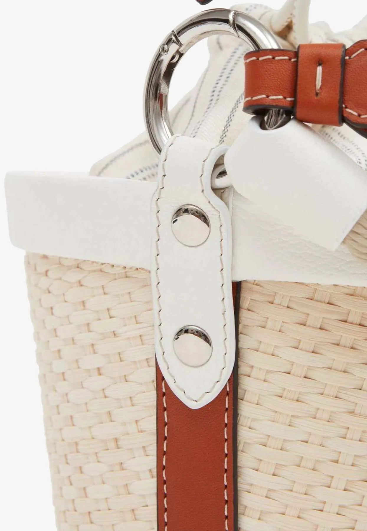 Fire Woven Bucket Bag