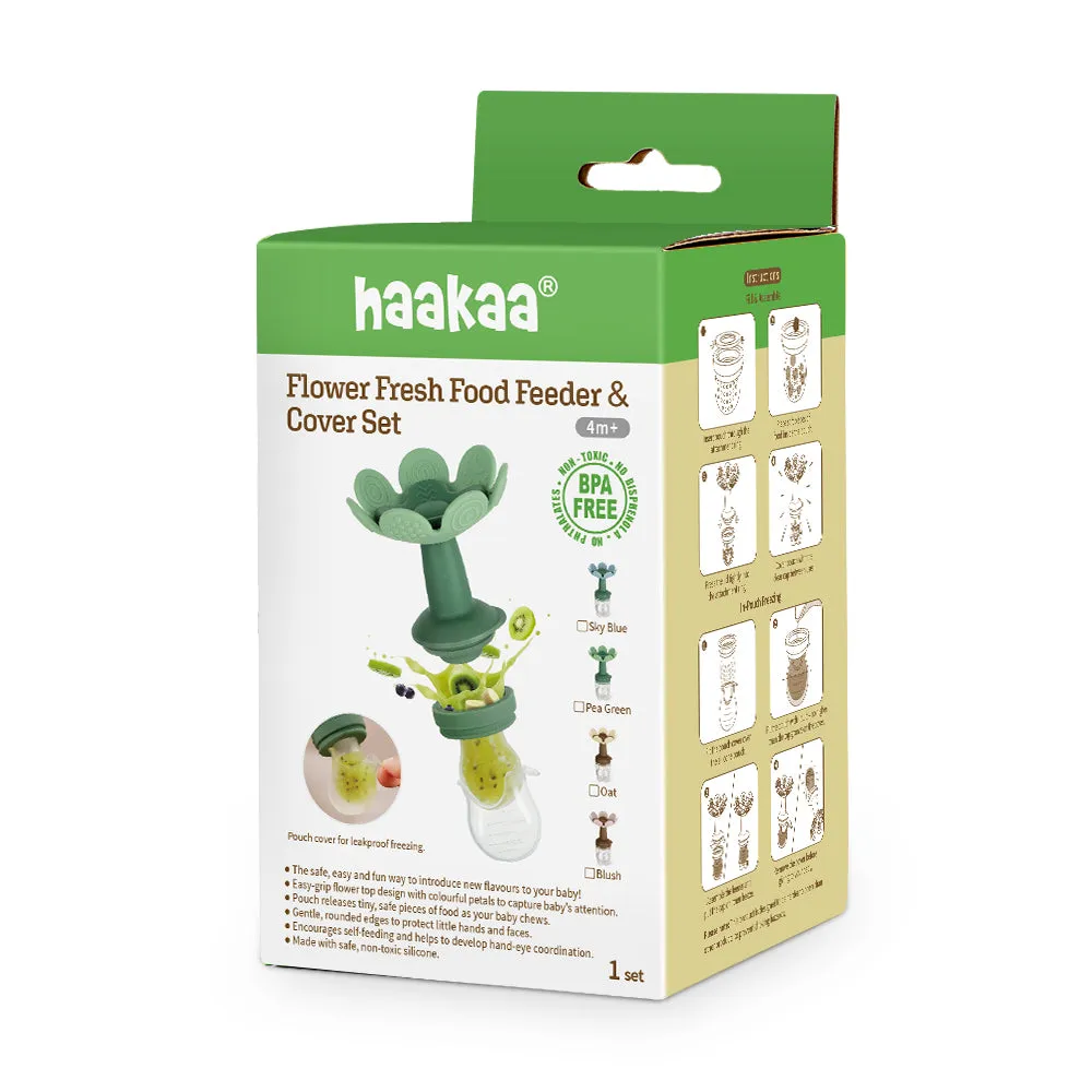 Flower Fresh Food Feeder & Cover Set - Pea Green (Min. of 6 multiples of 6)