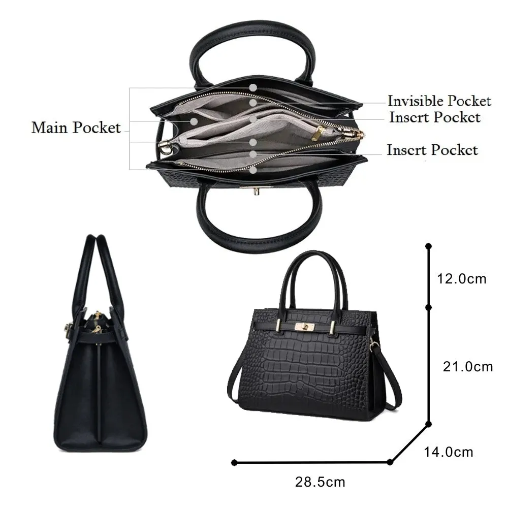 Full Cow Leather Women Purses Handbags