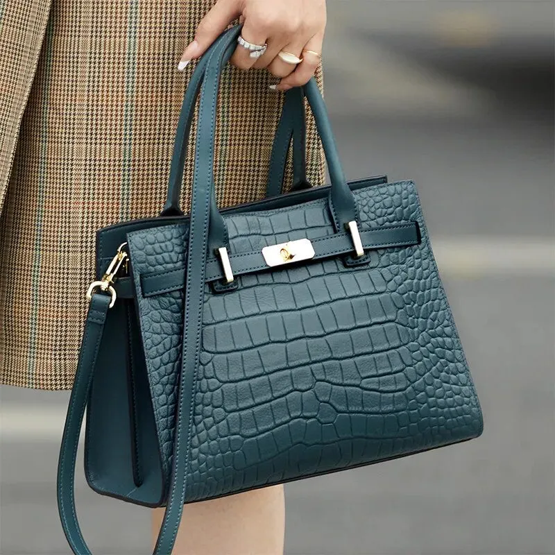 Full Cow Leather Women Purses Handbags