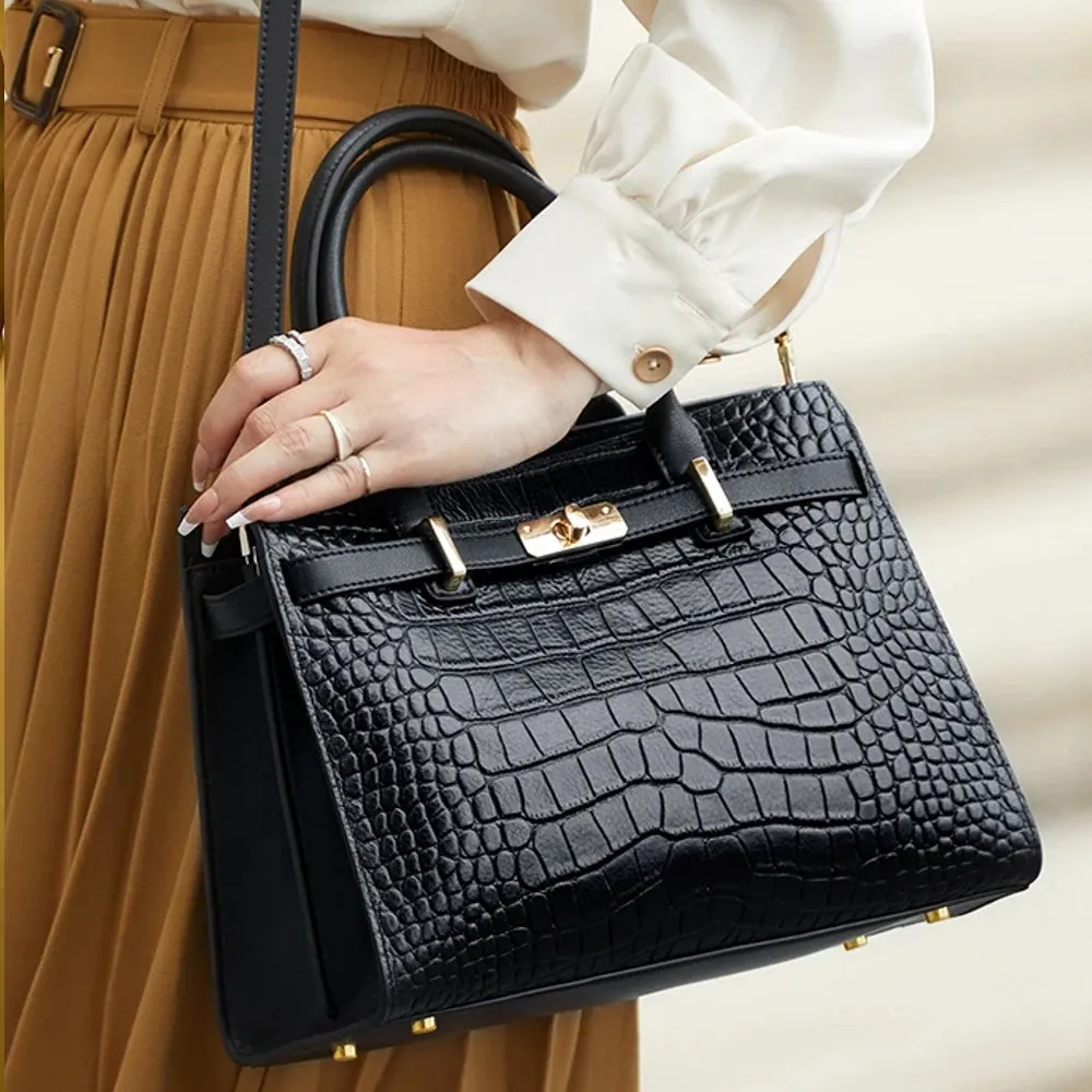 Full Cow Leather Women Purses Handbags