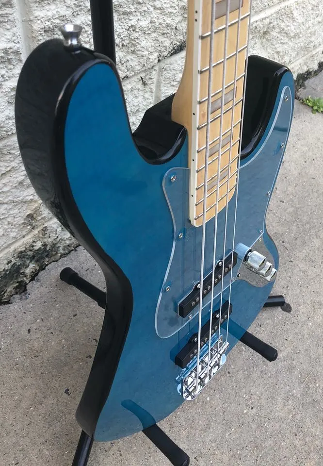 GAMMA [SOLD] Custom J18-05, Beta Model, Quilted Flame Blue