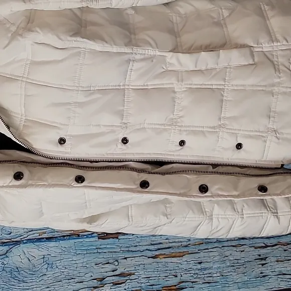 Gap Fur Hooded Quilted Puffer Jacket