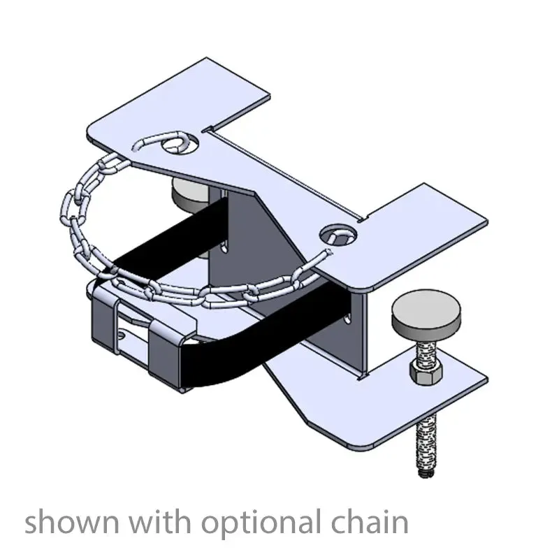 Gas Cylinder Bench Mount Bracket (1x)