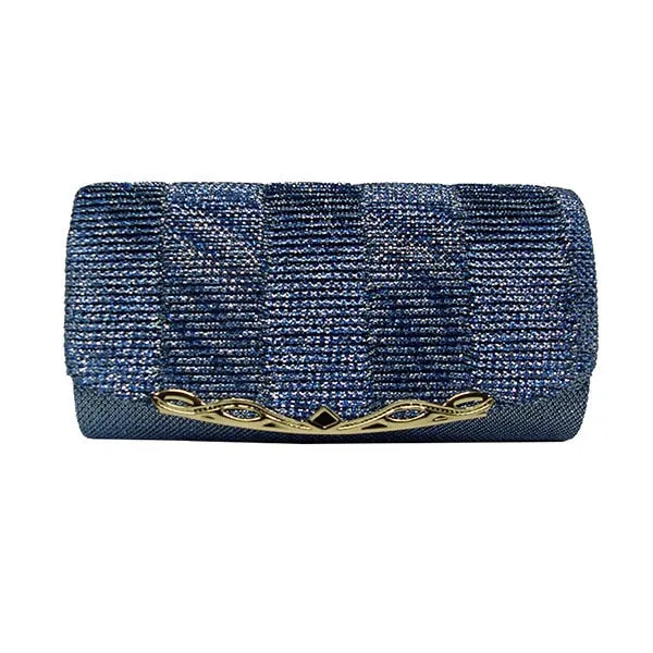 Glittery Evening Handbag Stylish Sequined Clutch Bag with Chain Strap