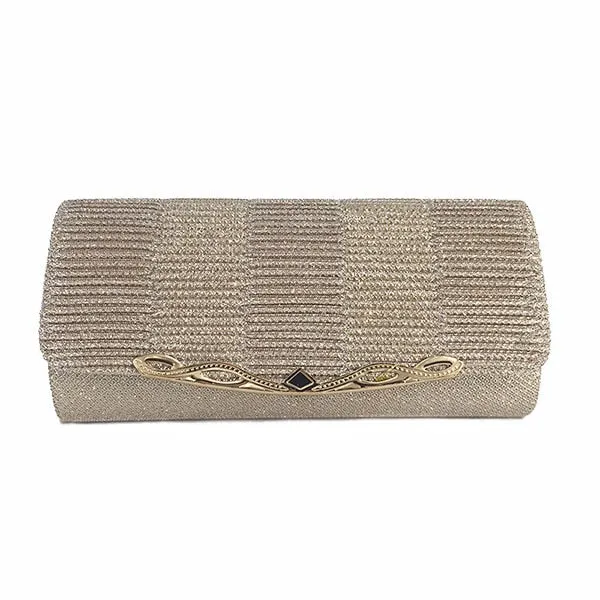 Glittery Evening Handbag Stylish Sequined Clutch Bag with Chain Strap