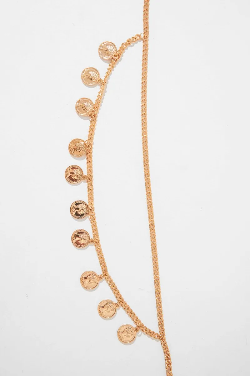 Gold Coin Belly Chain Belt - Deidra