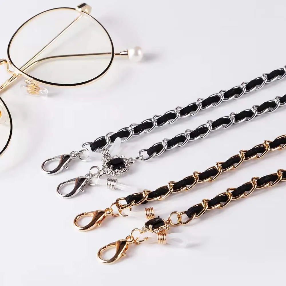 Gold Tone Mask Chain
