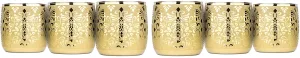 Gold Tumblers Rock Glassware ' Liberty' Set 6-pc, Water Glasses