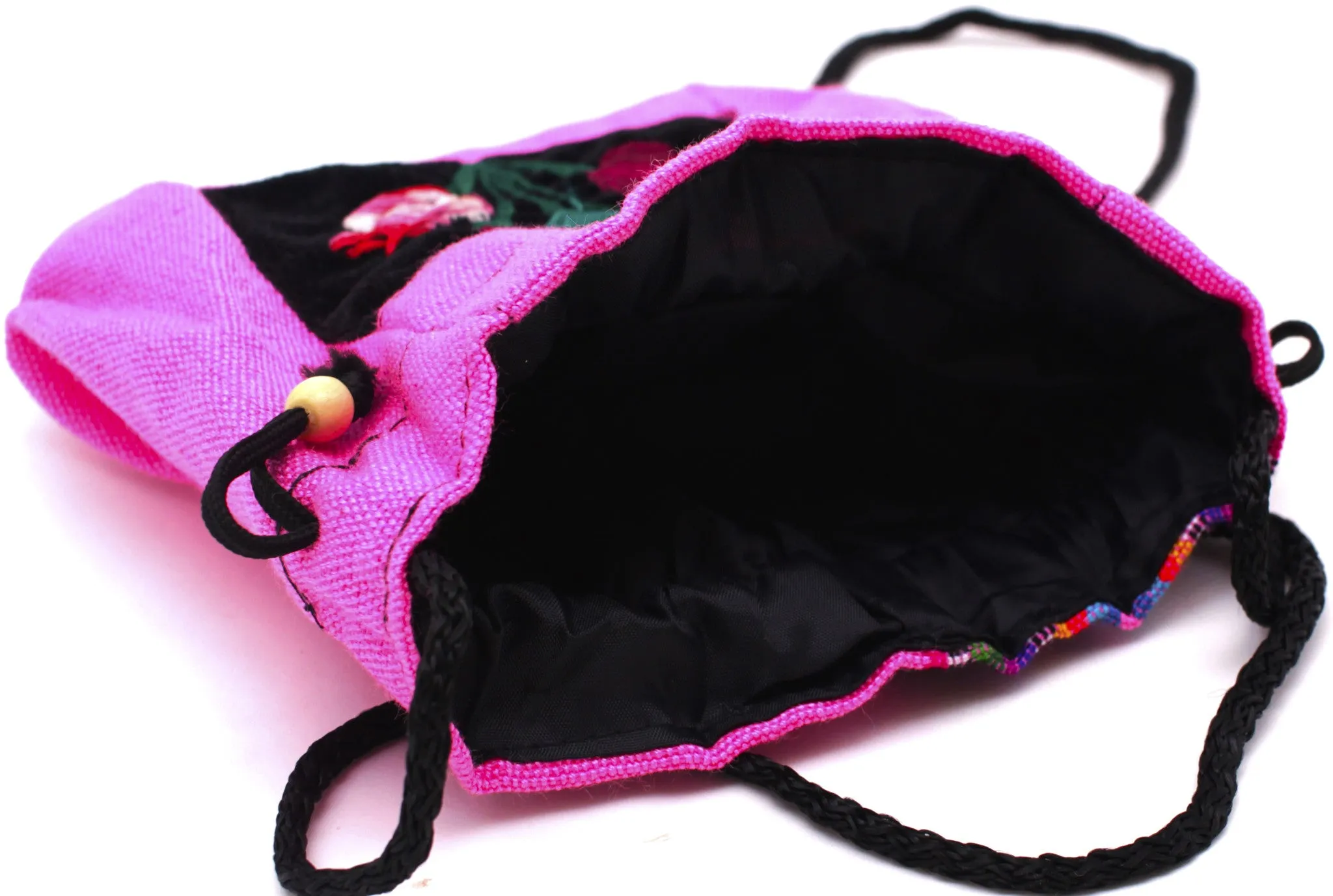 GUATEMALA POUCH PURSE with FLOWERS GPP011