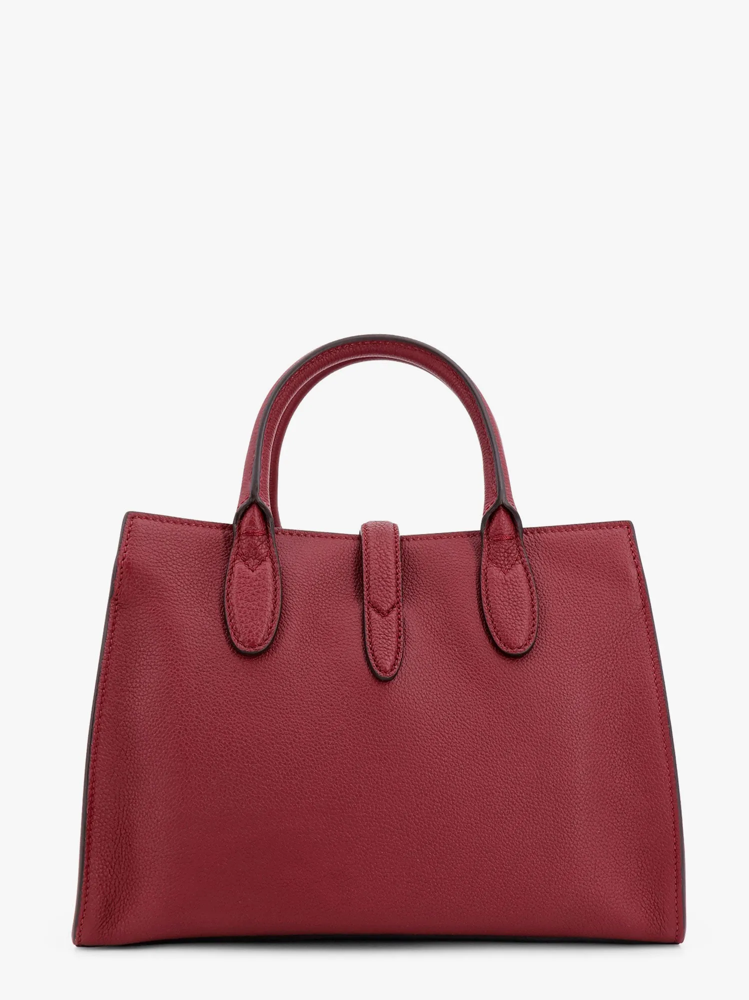 Gucci Leather Handbag With Metal Detail