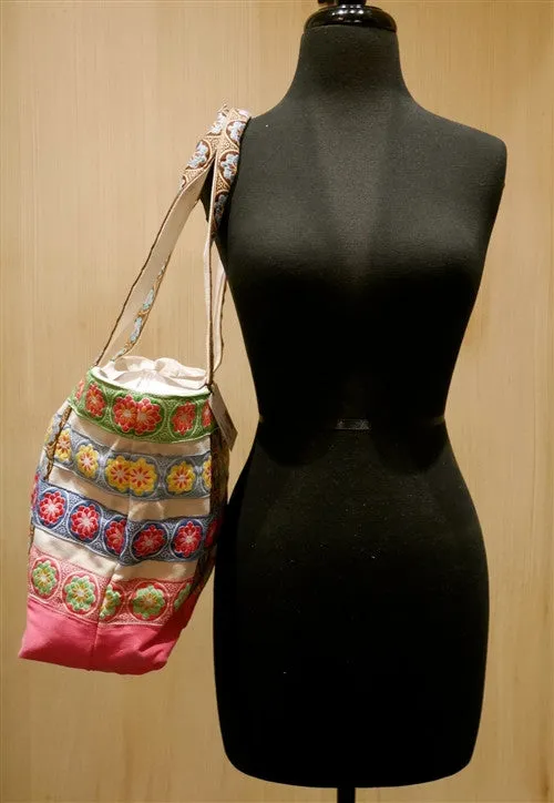 Hadley Pollet Quilted Signature Shoulder Tote Handbag