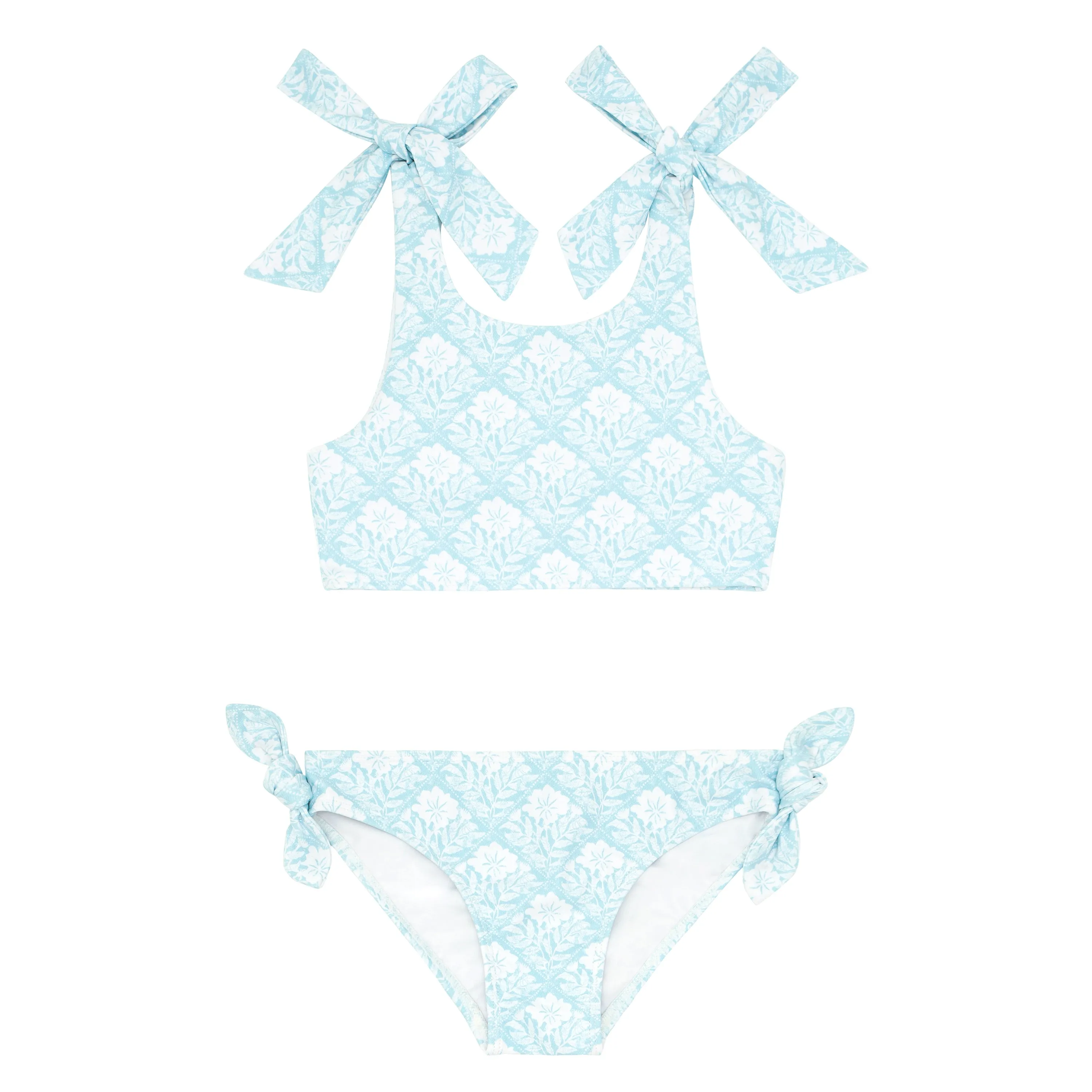 Hawaiian Quilt Tie Knot Bikini