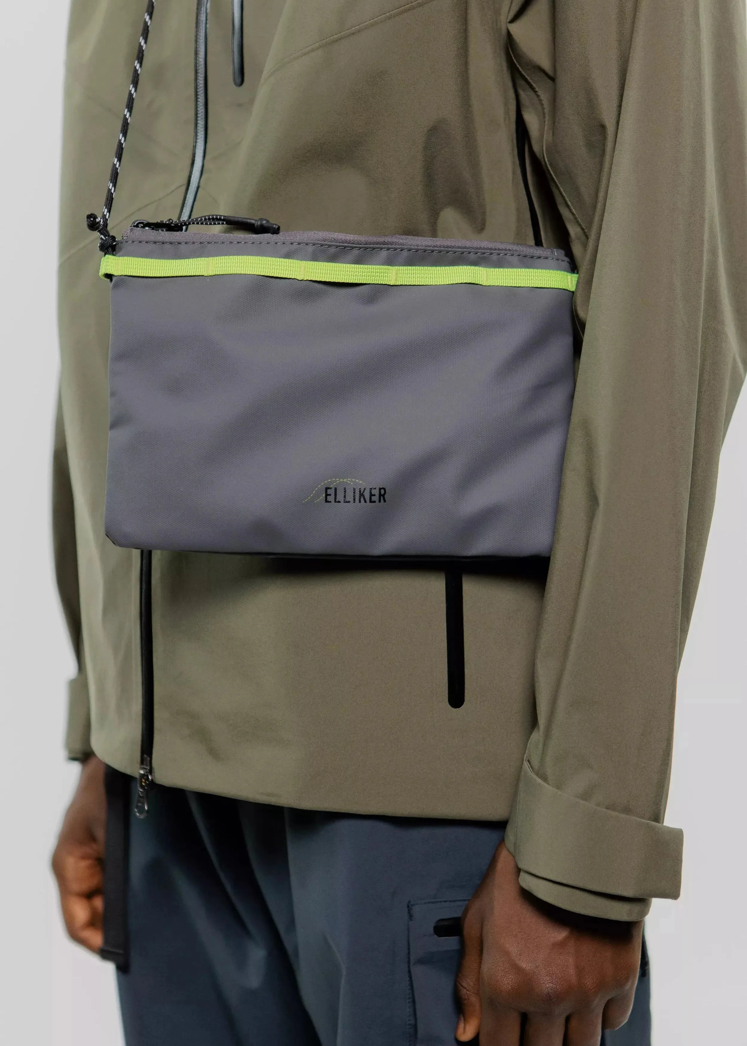 Hetchell 1L Sacoche Bag - Grey Neon